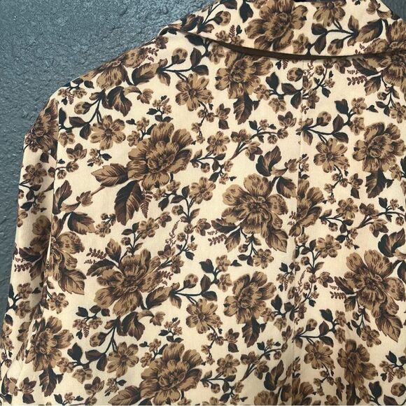 Free People Cali Floral Print Boxy Single Breasted Blazer - Picture 9 of 16